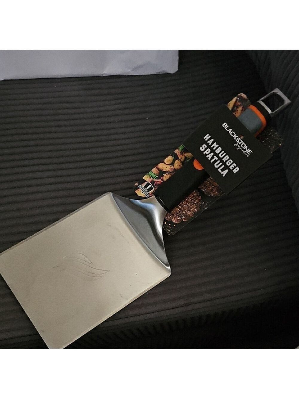 **NWT**Blackstone Silver and Black Hamburger Spatula